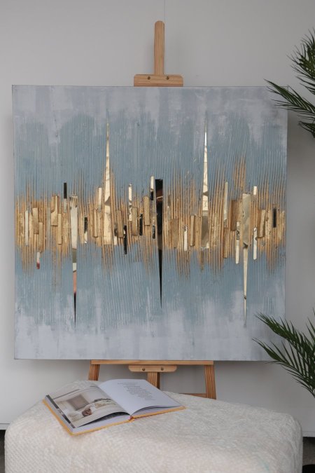 لوحة مدرن ذهبي 