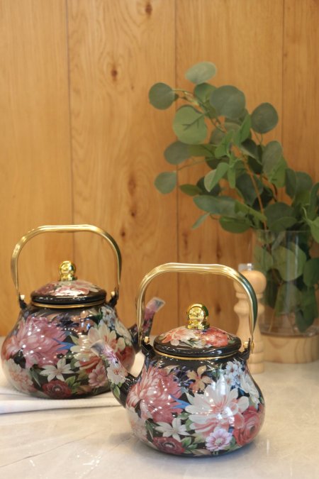 ابريق شاي زينكو مورد ملون 