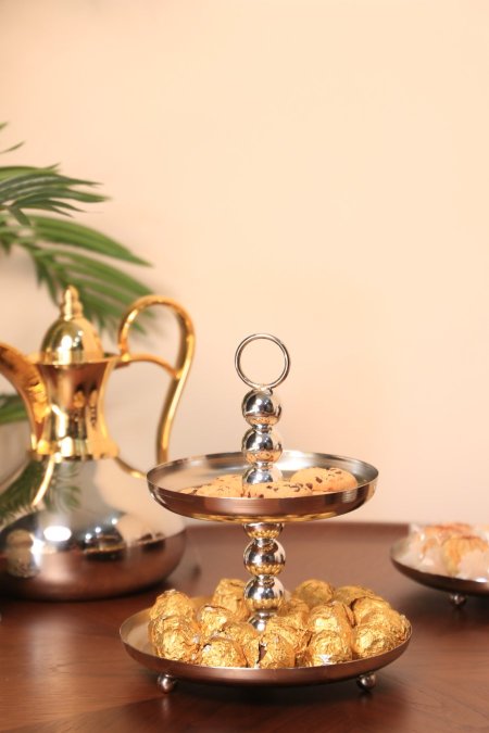 مضيفة طابقين فضي