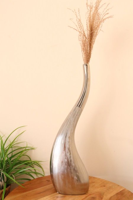 فازة زجاج(فضي)