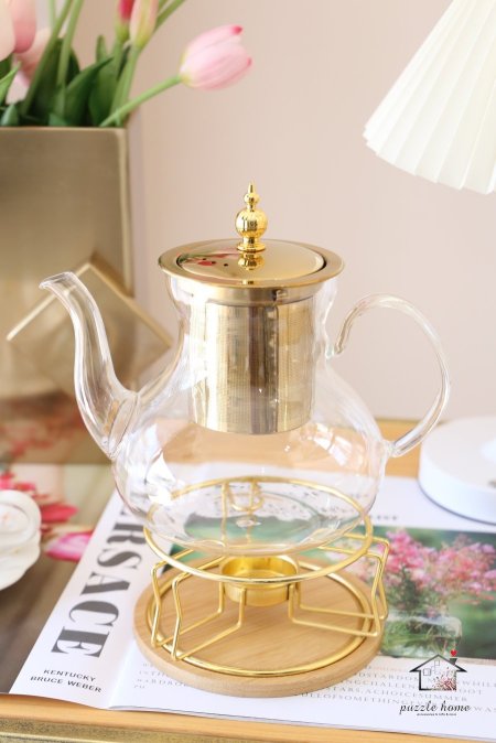 بريق شاي زجاج